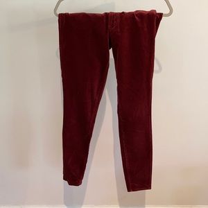 Velvet Red Jeans